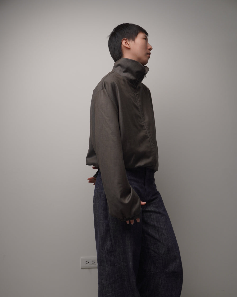 Coated Overshirt